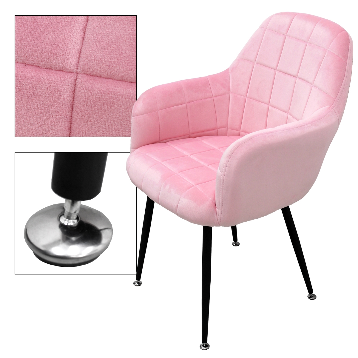 eBay Lounge | Design Samt Stuhl Esszimmerstühle 2/4/6er Set Wohnzimmerstuhl Küchenstuhl