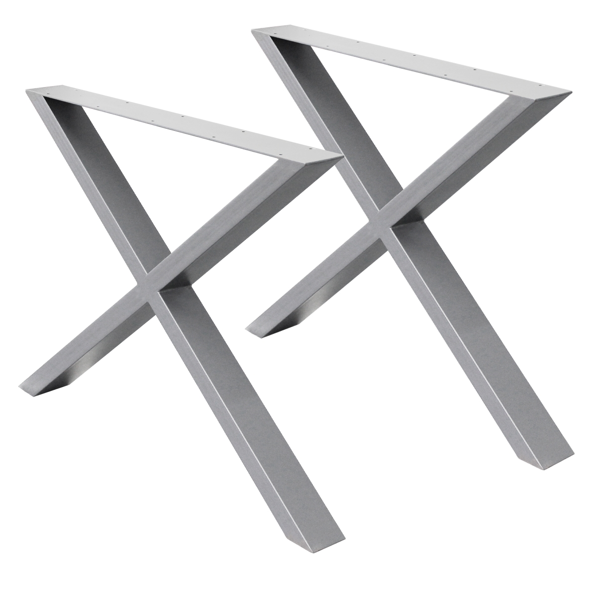 2x Conjunto de patas mesa diseño industrial acero bricolaje bancada/cocina/tabla 