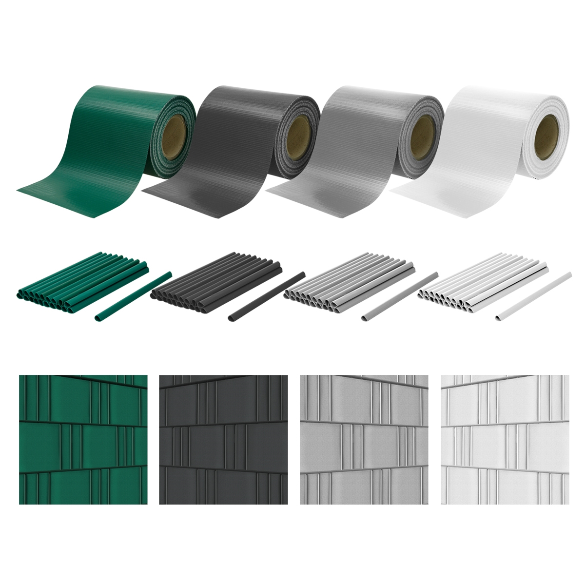 Recinzione PVC rotolo frangivista frangivento giardino 4 colori 35m/65m  rullo