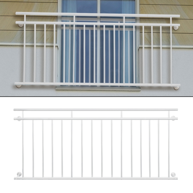 Barandilla balcón acero 90x184cm estilo francés