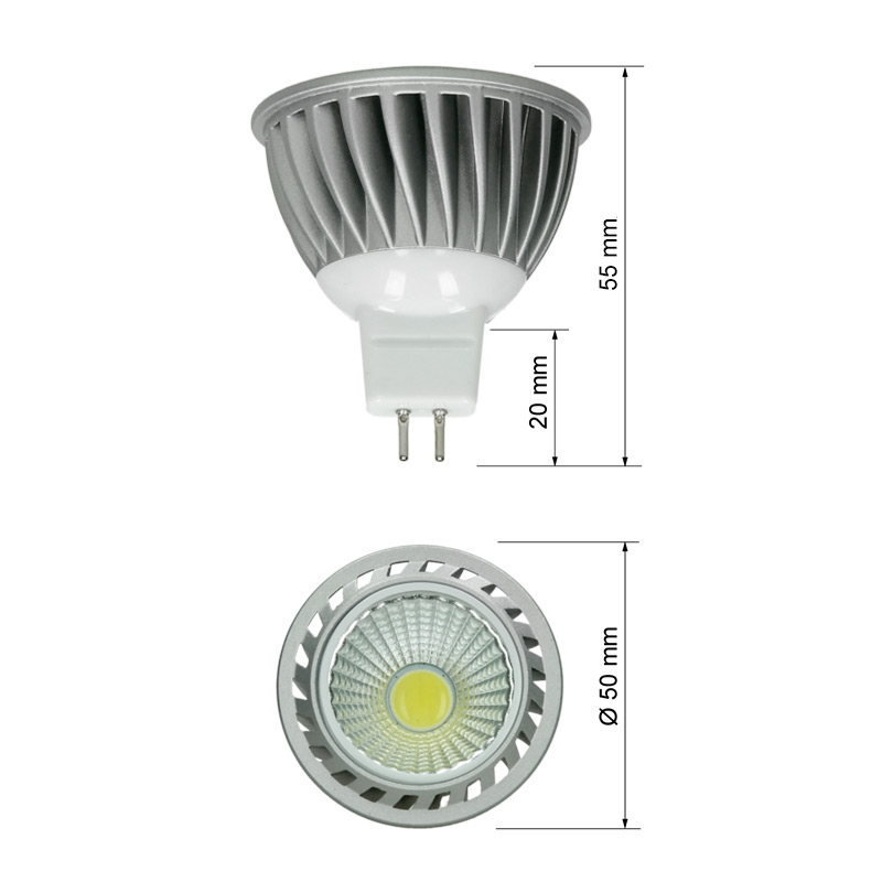 LED Spot COB MR16 Strahler Licht Lampe Birne Leuchtmittel 3W 4W 6W