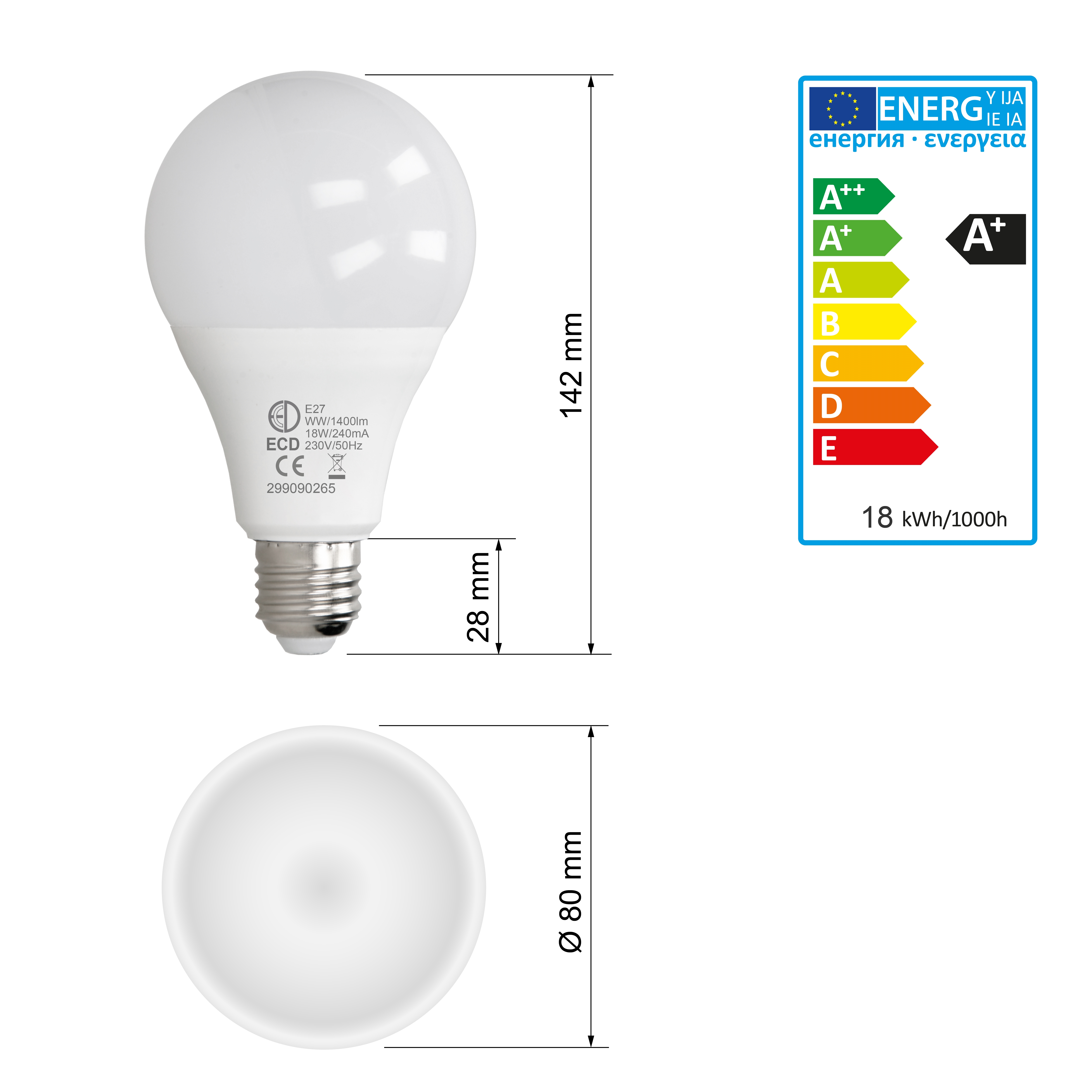 3W E27 LED Birne Lampe Glühbirne Leuchtmittel Bulb Sparlampe TdRfF