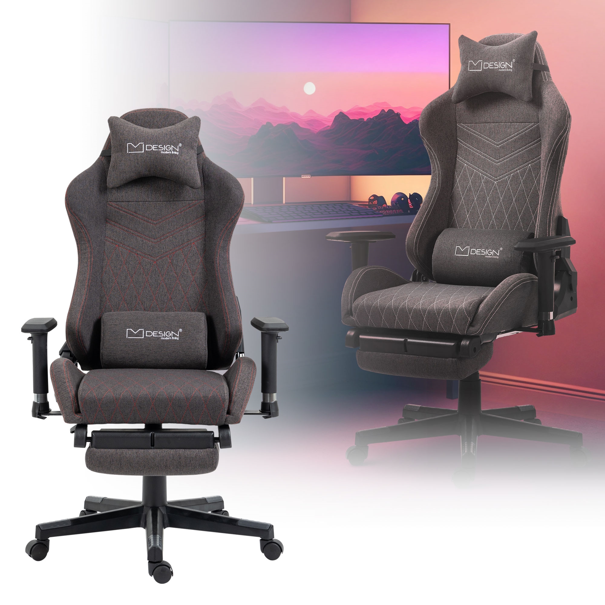 Gamingstuhl /Bürostuhl Massage /Sitzheizung