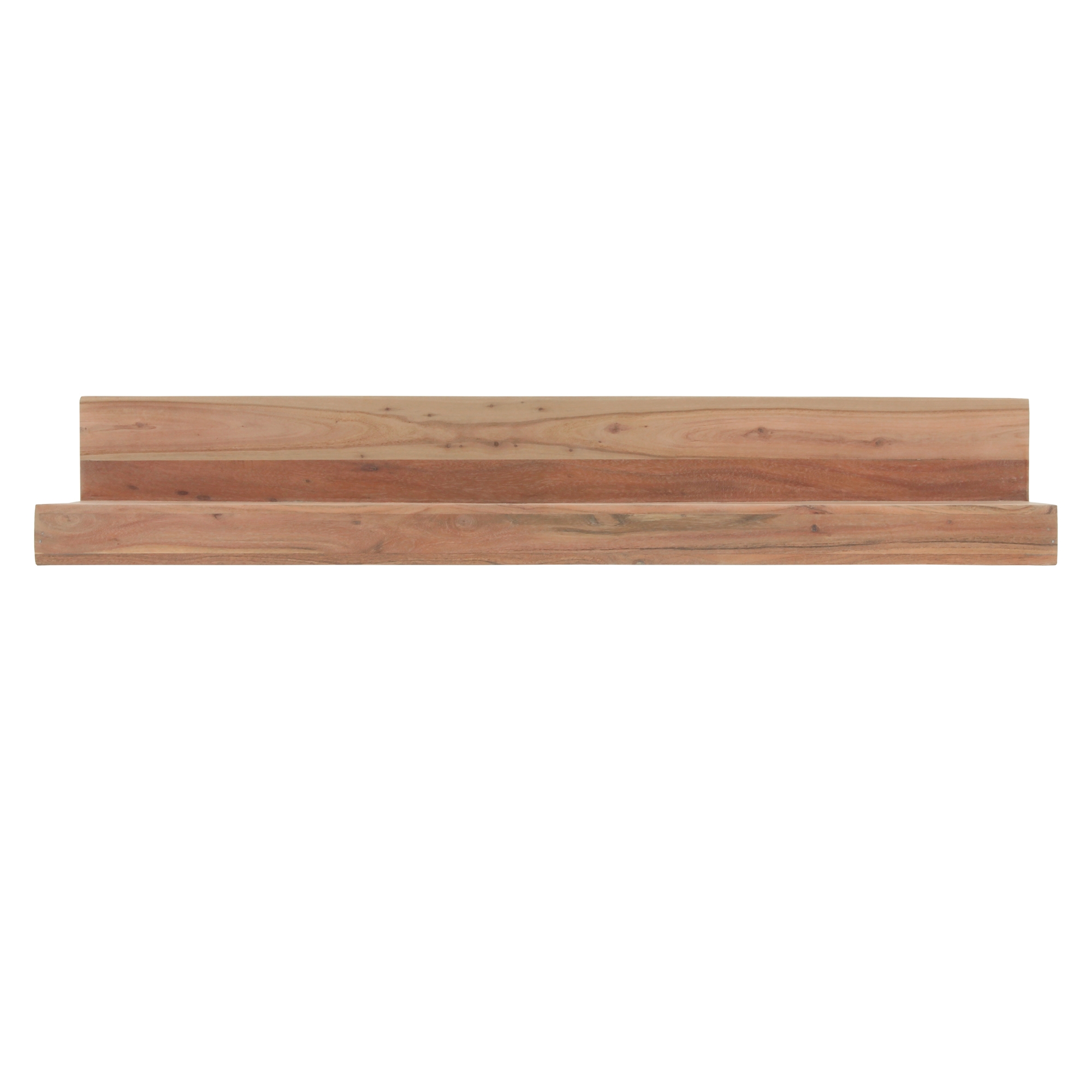 Estante de pared madera maciza acacia tablero balda flotante 110cm