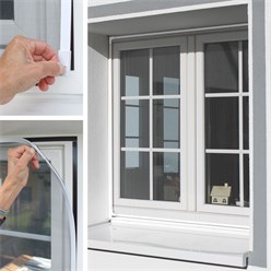 Bascule Fenêtre moustiquaire Fenêtre à cadre télescopique Écran anti-moustiques jusquà 130x150 cm anthracite 