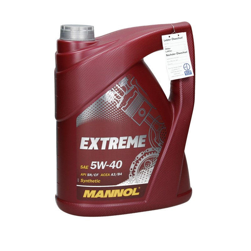Oil change set + Mannol Extreme 5W-40 5L, VAG shopping