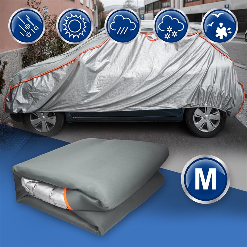 Bâche de protection anti-grêle pour voiture taille M 431x165x119 cm en  polyester