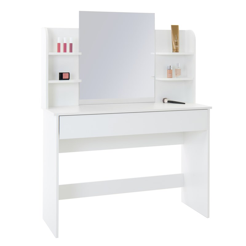 Dressing Table With Mirror 108x40x140, White Dresser With Hutch Canada