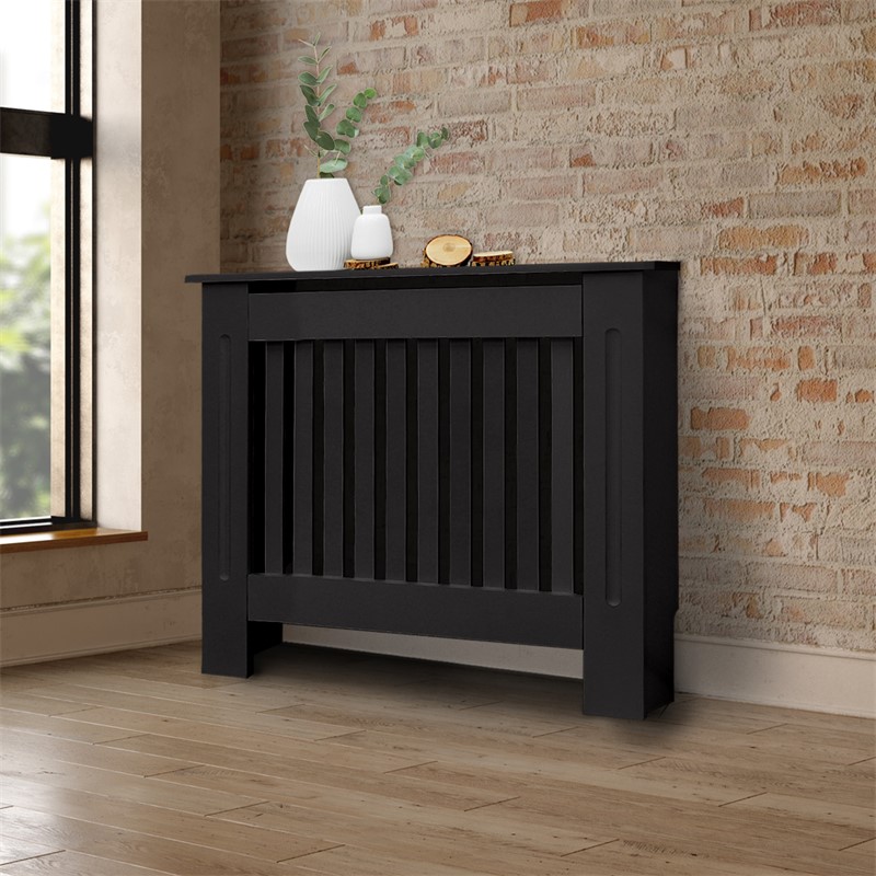 Cache radiateur noir ajustable ANASTASIA / My-Furniture