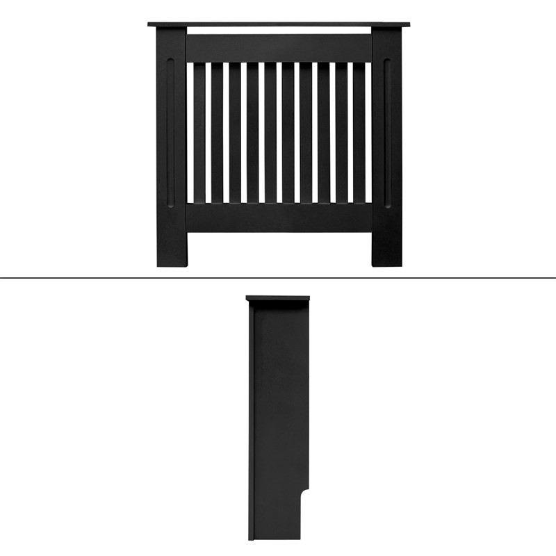 Cache radiateur noir ajustable ANASTASIA / My-Furniture