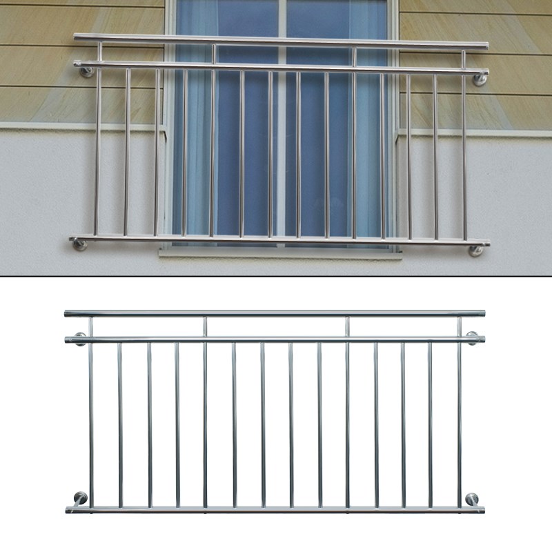 Balcon balustrade française barrière de fenêtre 184x90 cm balustre garde corps 