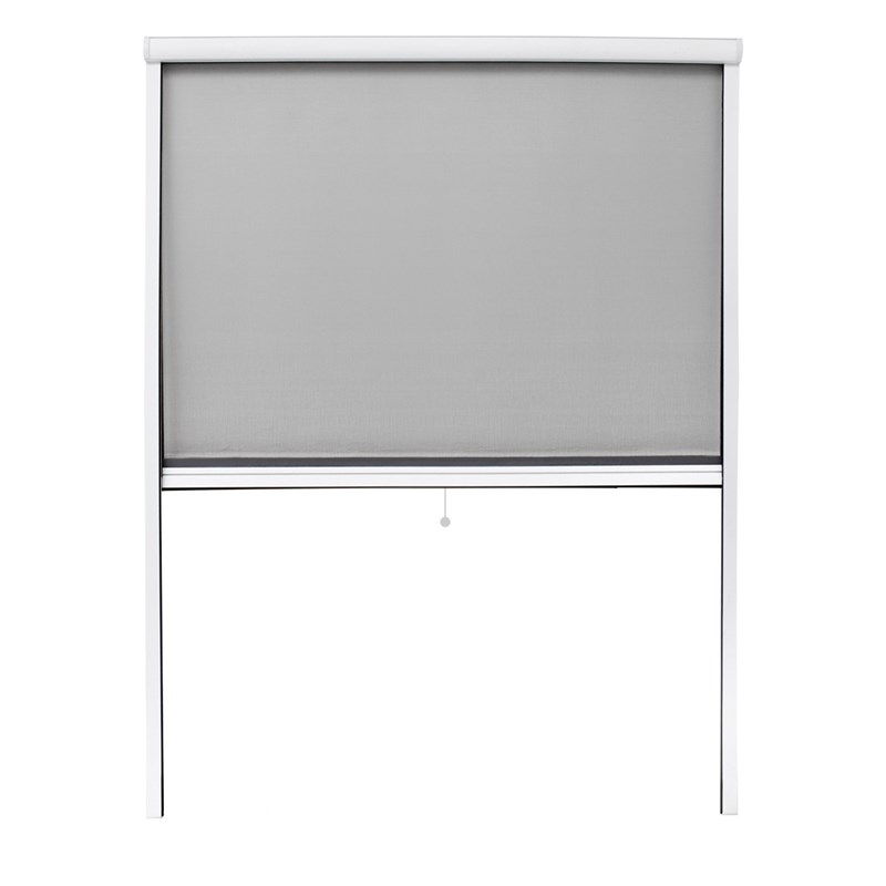 Vliegengordijn wit, 130x160 cm, met aluminium Vliegengordijn wit, 130x160 cm, met aluminium