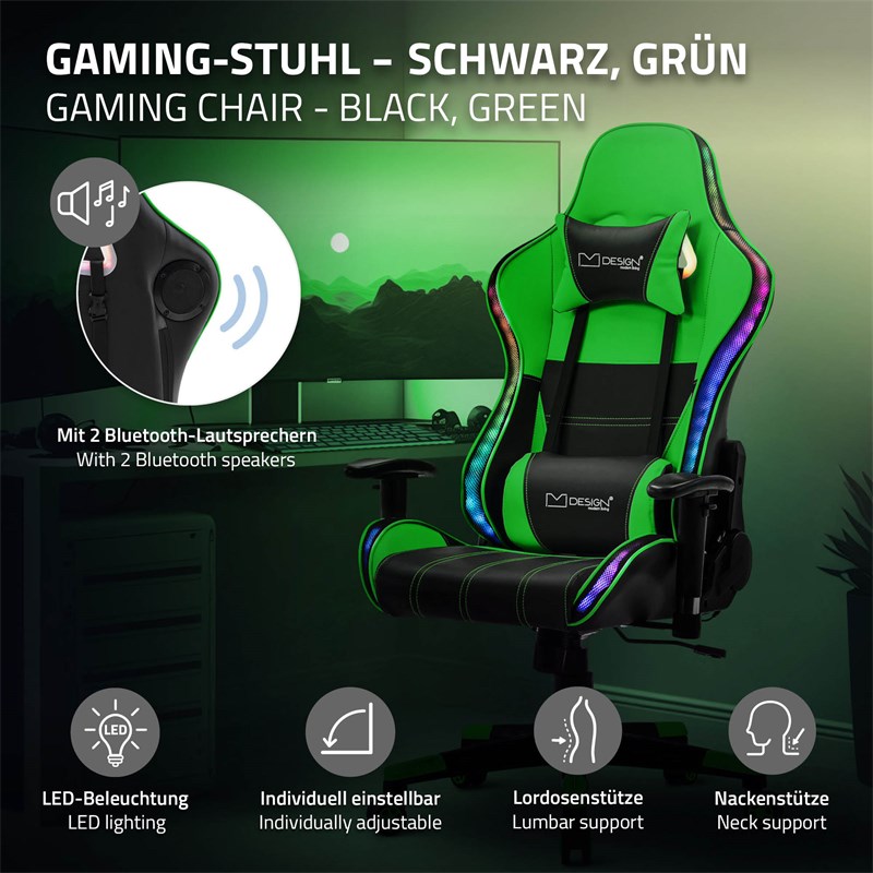 gamer ergonomisch stoel met afgelegen controleur auto, draadloze vr en  vermaak apparaatje in neon licht kamer ai gegenereerd 25533965 stockfoto  bij Vecteezy
