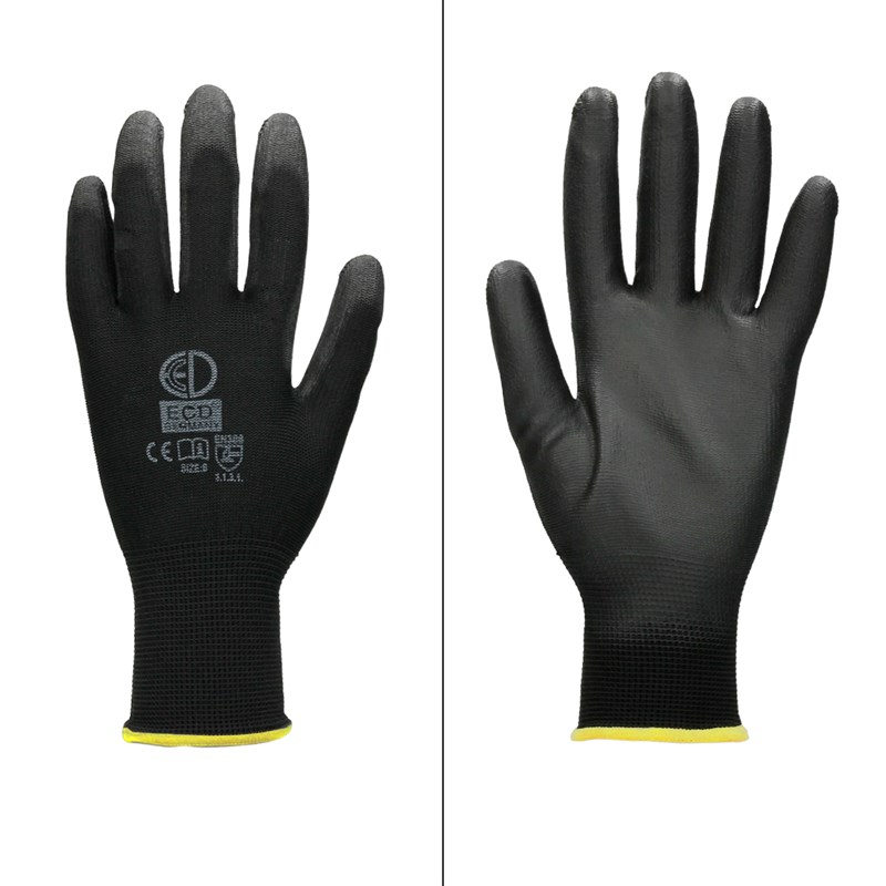 PU-Handschuh schwarz 