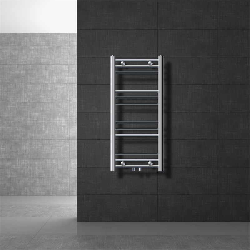 ECD Germany Iron EM Design radiateur de salle de bain pas électrique 500 x 1000 mm anthracite radiateur sèche-serviettes 