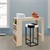 Juego de mesa de bar 117x106x57 cm roble Sonoma de Presspan WOMO-Design