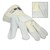 Handskar av ko spaltläder natur 12 par XL