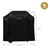 Premium barbecue cover size S 132x66x109 cm black made of Oxford fabric BBQ#BOSS