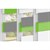 Doppelrollo Grün-Grau-Weiß 90x150 cm mit Klemmträgern inkl. Befestigungsmaterial