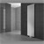 Radiateur de salle de bains raccord central 480x1800 mm blanc avec fond Garniture de raccordement LuxeBath