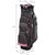 Fastfold Ladies Golf Trolley preto/rosa claro, impermeável, com 14 compartimentos, feito de poliéster