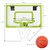 Basketballkorb Set mit 3 Bällen 45,5x30,5 cm Grün aus Nylon und Kunststoff