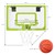 Basketballkorb Set mit 3 Bällen 58x40 cm Grün aus Nylon und Kunststoff