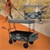 Foldable handcart with roof and bag Gray loadable up to 80 kg Hauki