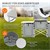 Camping kitchen foldable with carrying bag Grey aluminum incl. worktop Hauki