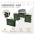 Camping kitchen foldable with carrying bag Khaki made of aluminum incl. worktop Hauki
