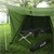 Campingseng Sammenklappelig campingseng 210x83x46 cm Sort med bæretaske op til 150 kg Hauki