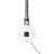 Radiador eléctrico de baño con resistencia 1200W 500x1600 mm Blanco con termostato Pantalla digital LuxeBath