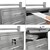 Sistema de caixa de correio com suporte 6 compartimentos prata, 50x150x27 cm, aço inoxidável