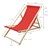 10er Set Liegestuhl klappbar Rot Holz verstellbare Rückenlehne bis 120 kg Sonnenliege Gartenliege Strandliege