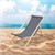 Set of 10 folding deck chairs anthracite wood adjustable backrest up to 120 kg sun lounger garden lounger beach lounger