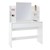 Peilillinen pukeutumispöytä 108x40x140 cm Valkoinen MDF-levy