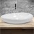 washbasin 585x375x145 mm ceramic oval white