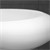 lavabo 585x375x145 mm céramique ovale blanc