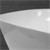 Waschbecken Ovalform ohne Überlauf 50,5x38,5x13,5 cm Weiß aus Keramik