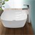 Washbasin 405x405x140mm round ceramic white