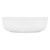 Lavabo redondo Ø 405x140 mm cerámica blanca - incl. juego de desagüe sin rebosadero