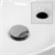 Lavoar de forma ovala 640x365x130 mm, alb, ceramica - incl. set de scurgere fara deversare