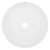 Tvättställ rund form 355x355x120 mm, vit, keramik - inkl. avloppssats utan överlopp