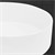 Lavabo forme ronde 405x405x140 mm, blanc, céramique - incl. set d'évacuation sans trop-plein