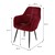 Set of 2 dining chair, Bordeaux, with back and armrests