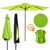 Parasol med krank, grøn, Ø 300 cm, inkl. overtræk