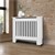 Radiator cladding country style 78x19x82 cm White lacquered MDF