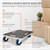 furniture trolley with 4 swivel castors, 40 x 60 cm, load capacity up to 800 kg, made of CNC-milled multiplex