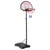 Stojan na basketbalový kôš, 262 cm, z ocele a HDPE plastu