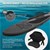 Aufblasbares Stand Up Paddle Board Makani 320x82x15 cm Schwarz aus PVC